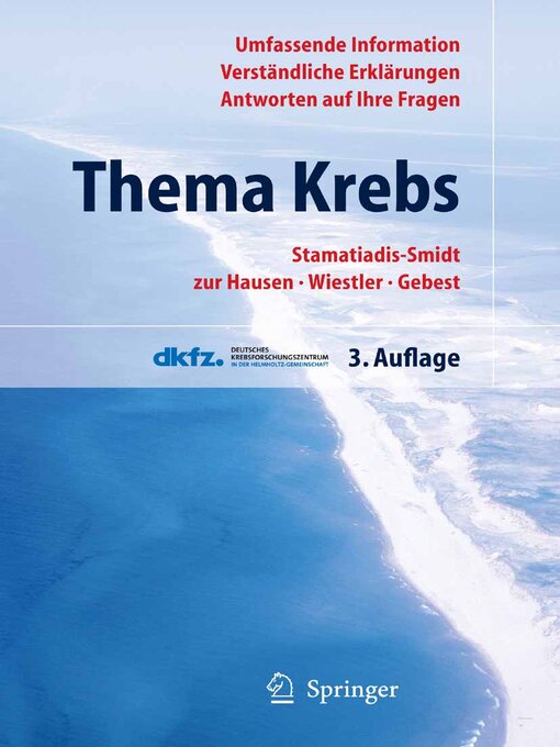 Title details for Thema Krebs by Hilke Stamatiadis-Smidt - Available